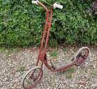 Early Tri-Ang Treadle Scooter c1950s-Auction Lot