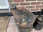 A Pair of Vintage Oil and Fuel Dispensers-Sold