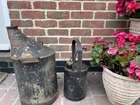 A Pair of Vintage Oil and Fuel Dispensers-Sold