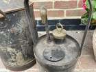 A Pair of Vintage Oil and Fuel Dispensers-Sold