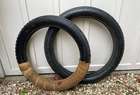 Two Vintage Dunlop Cord Road Tyres-Sold