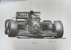 Gerhard Berger at the 1994 Monaco Grand Prix driving his Fer-Sold