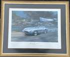 Moss and Jenks 1955 Mille Miglia Print by Frank Wooton-Sold