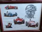 Tribute to Juan Manuel Fangio by Stuart McIntyre-Sold