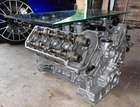 BMW M3 V8 Glass-Topped Table-Auction Lot