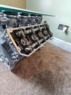 BMW M3 V8 Glass-Topped Table-Auction Lot