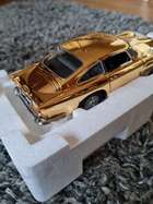Danbury Mint 22ct Gold Plated James Bond Aston Martin DB5-Sold