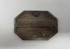 Automobile Club Antibes Juan Les Pins Dashboard Plaque c1930-Sold