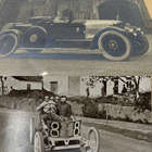 Depictions of a De Dion-Bouton c1920 and Darracq Racing Car -Auction Lot