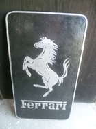 Large Cast and Embossed Sign featuring a Cavallino Rampante-Sold