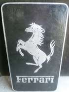 Large Cast and Embossed Sign featuring a Cavallino Rampante-Sold