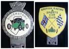 Silverstone Circuit  and BRSCC Badges  -Auction Lot