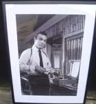 A Pair of Framed Prints depicting Sean Connery as 007 in 'Go-Sold