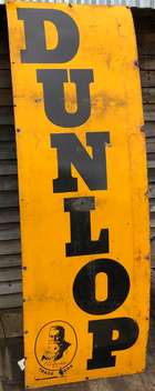 Large Dunlop Enamel Sign-Sold