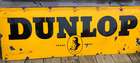 Large Landscape Dunlop Enamel Sign-Sold