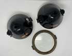 A Pair Of Cav Model E Brass Electric Headlamps*-Auction Lot