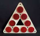 A fine Pre-War Reflective Rear Warning Triangle-Sold
