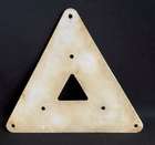 A fine Pre-War Reflective Rear Warning Triangle-Sold