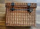 A Superb Vintage Wicker Automotive Picnic Case -Sold