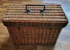 A Superb Vintage Wicker Automotive Picnic Case -Sold
