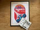 Framed '1975 Monaco Grand Prix' Poster with Original Officia-Sold