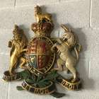 A Beautiful and Contemporary Wall-Mounted 'Royal' Coat of Ar-Sold