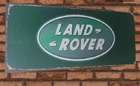 A Large Contemporary Metal Land Rover Wall Sign-Sold