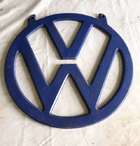 An Original and Highly Rare Volkswagen Circular Cast Metal W-Sold