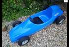 A Superb Fairground Ride Childs Static 'Racing Car' c1960s-Sold