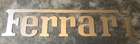 A Custom-Made Ferrari-Style Garage Wall Sign-Sold