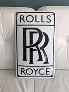A Large Rolls-Royce style Enamel Wall Sign-Sold