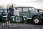 1978 Land Rover Desk in Bronze Green with Tan Leather Desk S-Auction Lot