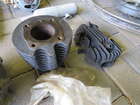 Assorted Motorcycle Parts including c.1953 BSA Winged Wheel -Sold