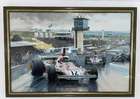 Lauda Chased by Regazzoni: A Michael Turner Framed and Glaze-Sold