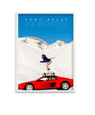 'Off-Piste St. Moritz' Limited Edition Print by Tony Kelly-Sold