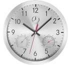 A Fine Mercedes-Benz Wall Clock in Brushed Aluminium-Sold