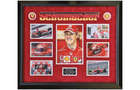 A Superb Framed Michael Schumacher Montage with a Hand-Signe-Sold