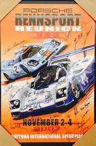 Porsche 'Rennsport Reunion' Set of Five Multi-Signed Origina-Sold