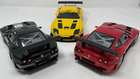 A Trio of 1:18th Scale Ferrari 575 GTCs by Kyosho  