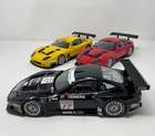 A Trio of 1:18th Scale Ferrari 575 GTCs by Kyosho  