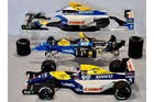 1/12 Scale Exploded Models of the 1992 Williams FW14B RED 5 driven by Nigel Mansell