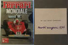 1976 Ferrari Mondiale Official Yearbook with Enzo Ferrari-Signed Business Card 