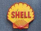 Rare, Original, Substantial Cast Metal Shell Sign c1930s
