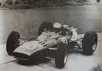Seven Large Format Photographic Prints of Grand Prix Ferraris Through the Years