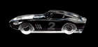 Ferrari 275 GTB Crystal Glass Sculpture by Daum