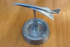 A Very Rare 1970s Aluminium 'Concorde' Smokers Receptacle 
