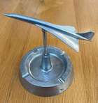 A Very Rare 1970s Aluminium 'Concorde' Smokers Receptacle 