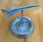A Very Rare 1970s Aluminium 'Concorde' Smokers Receptacle 