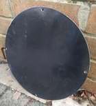A New/Old Stock Enamelled Metal Esso Rounded Sign