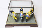 A Set of Three Scale Model Moto GP Hondas